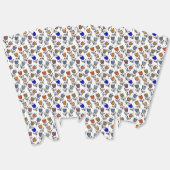 Ballotins Motif floral multicolore (Déplié)