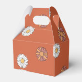 Ballotins Motif floral Pastel Rose & Orange Daisy (Arrière)