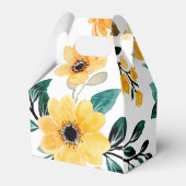 Ballotins Motif floral printanier jaune (Arrière)