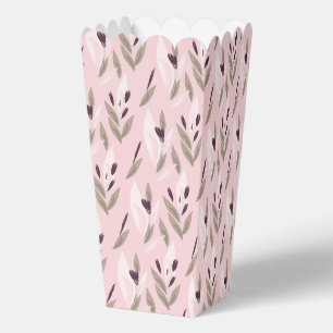 Ballotins Motif floral rétro rose violet rouge