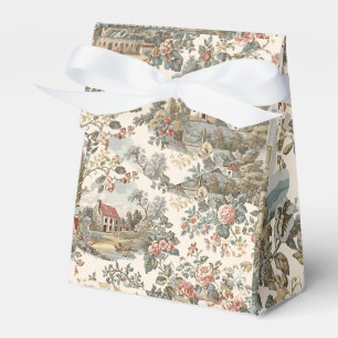 Ballotins Motif floral toile français de ferme rustique vint