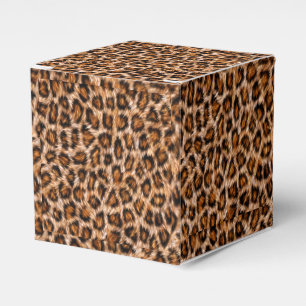 Ballotins Motif Fourrure Marron Chat Léopard Jaguar