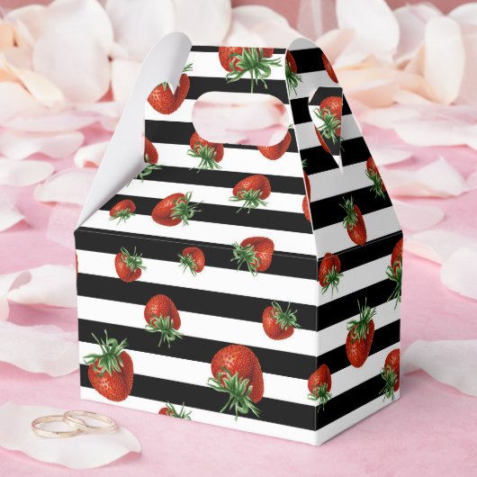 Ballotins Motif Fraise (Mariage)