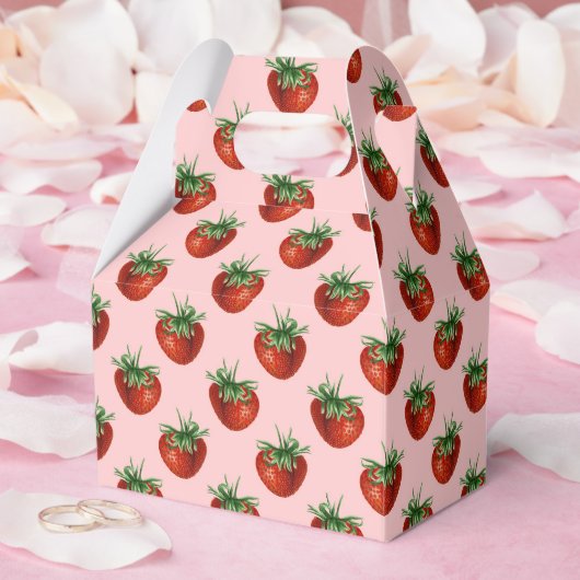 Ballotins Motif Fraise (Mariage)