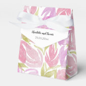 Ballotins Motif Fuchsia rose violet d'aquarelle (Verso)