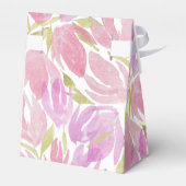 Ballotins Motif Fuchsia rose violet d'aquarelle (Arrière)