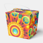 Ballotins Motif funky rétro Abstrait Bohème (Arrière)