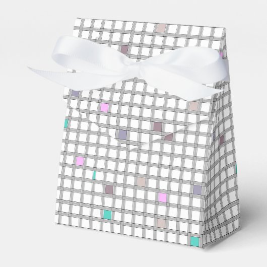 Ballotins Motif géométrique À damiers multicolore (Verso)