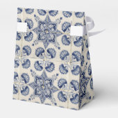 Ballotins Motif géométrique bleu vintage (Arrière)