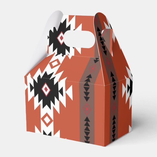 Ballotins Motif géométrique coloré Aztec (Verso)