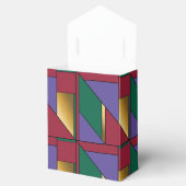 Ballotins Motif géométrique Gold violet vert rouge (Ouvert)