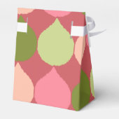 Ballotins Motif géométrique vert rose de cercles de larme (Arrière)