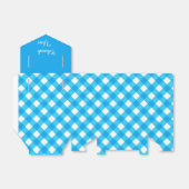 Ballotins Motif Gingham Bleu (Déplié)