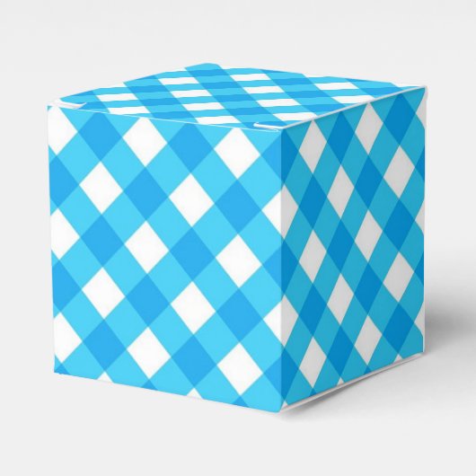 Ballotins Motif Gingham Bleu (Verso)