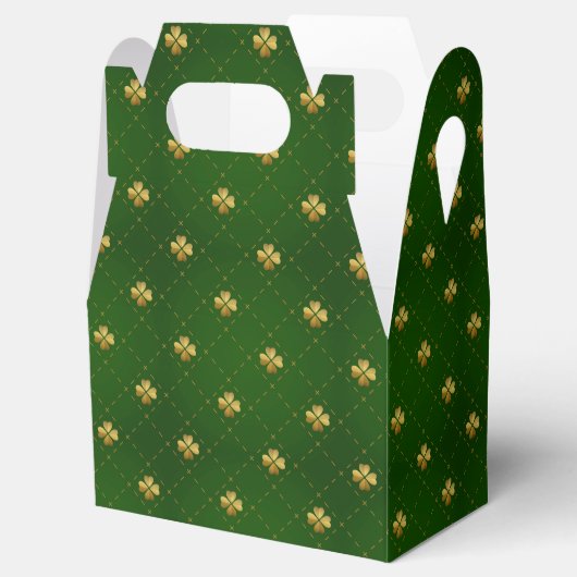 Ballotins Motif Golden Green Clover (Ouvert)