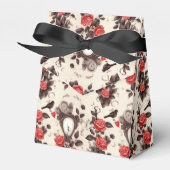 Ballotins Motif gothique noir et rouge (Verso)