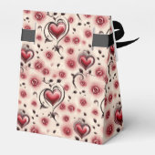 Ballotins Motif gothique noir et rouge (Arrière)