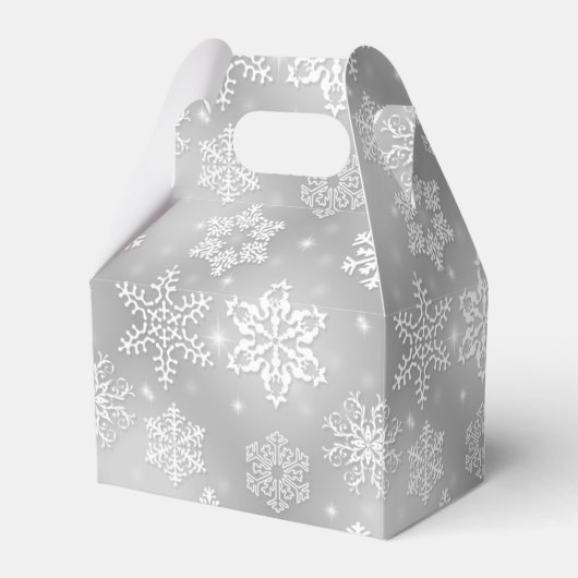 Ballotins Motif grise Snowflake ballotin (Arrière)