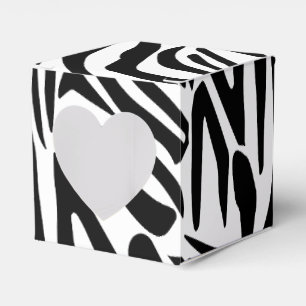 Ballotins Motif Imprimé Zèbre Noir et Blanc Gras