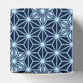 Ballotins Motif japonais Asanoha - bleu indigo (Haut)