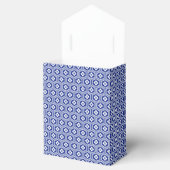 Ballotins Motif japonais Kikkō Bleu et blanc (Ouvert)