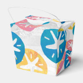 Ballotins Motif jaune rouge bleu Dollar de Sable (Arrière)