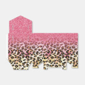 Ballotins Motif léopard de Parties scintillant rose Glam (Déplié)