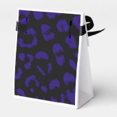 Ballotins Motif Léopard noir et bleu (Arrière)