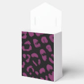 Ballotins Motif léopard noir et violet (Ouvert)