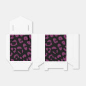 Ballotins Motif léopard noir et violet (Déplié)