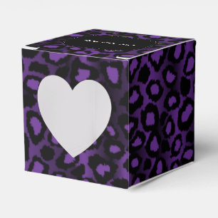 Ballotins Motif Léopard Violet