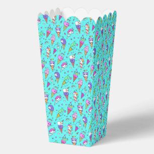 Ballotins Motif licorne avec glace cyan mignonne peut
