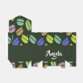 Ballotins Motif macaron de nom personnalisé (Déplié)