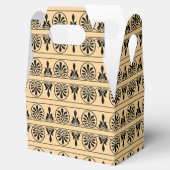 Ballotins Motif méditerranéen grec Arabesque Brown (Ouvert)