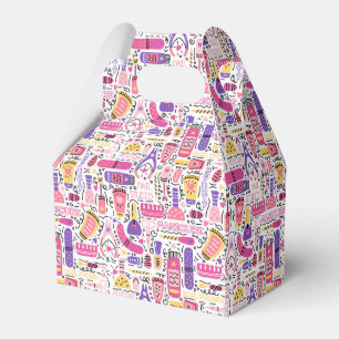 Ballotins Motif mignon de manucure de griffonnage