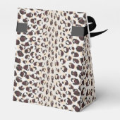 Ballotins Motif moderne chic brun cheetah imprimé monogramme (Arrière)