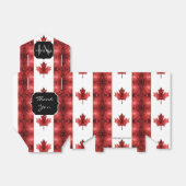 Ballotins Motif Monogramme du drapeau du Canada (Déplié)