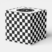 Ballotins Motif Monogramme noir blanc (Arrière)
