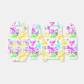 Ballotins motif néon multicolore Abstrait (Déplié)