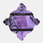 Ballotins Motif noir et violet retirer Ballotin (Déplié)