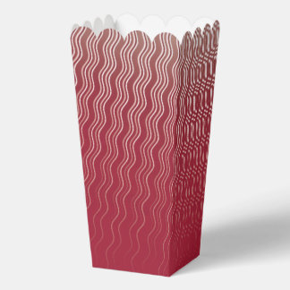 Ballotins Motif ondulé rouge