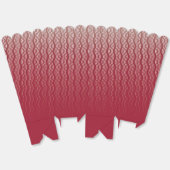 Ballotins Motif ondulé rouge (Déplié)