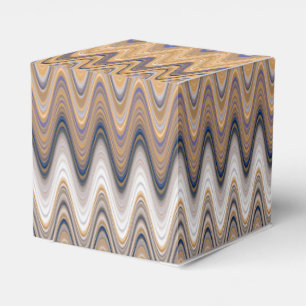 Ballotins Motif orange et bleu multicouleur Wavy