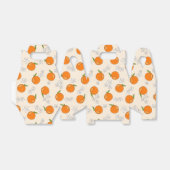 Ballotins Motif orange et fleur (Déplié)