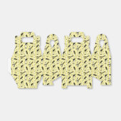 Ballotins Motif Outil de coiffeur jaune (Déplié)