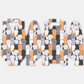 Ballotins Motif Pattes de Chat (Déplié)
