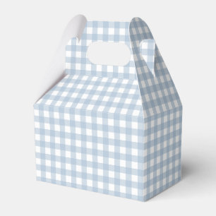 Ballotins Motif Plaid En vichy bleu minimaliste