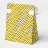 Ballotins Motif plaid jaune et blanc (Arrière)
