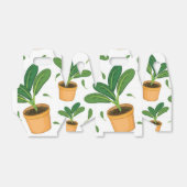 Ballotins motif plante (Déplié)