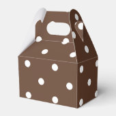 BALLOTINS MOTIF POIS : BROWN (Arrière)